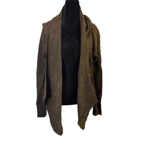 Betabrand Wool Blend Sweater Jacket L/XL | Brown Blazer Cardigan NWT | 60% Wool - Picture 1 of 7